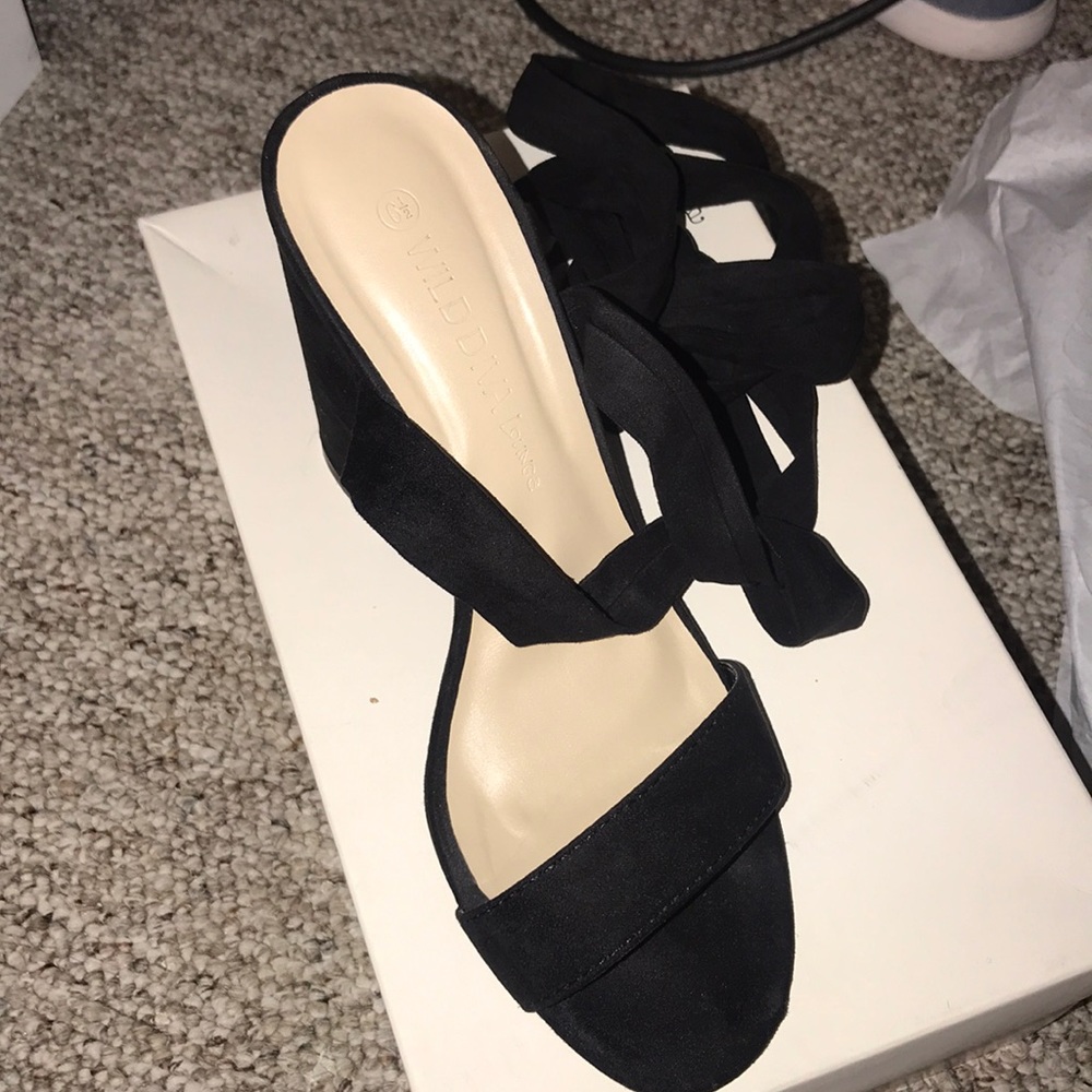 Lace heels